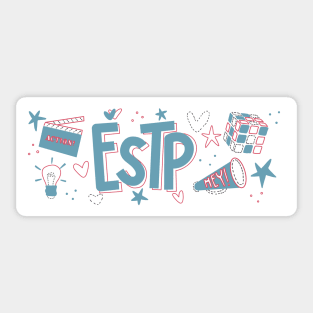 ESTP The Entrepreneur Myers-Briggs Personality MBTI by Kelly Design Company Sticker